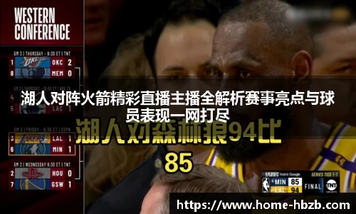 湖人对阵火箭精彩直播主播全解析赛事亮点与球员表现一网打尽